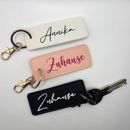 Schlüsselanhänger personalisiert mit Wunschtext | custom made keychain Anhänger Namen Geschenkidee Muttertag Mama Beste Freundin